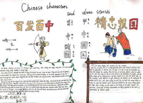 讲述中国故事传播中华文化记初二级英语手抄报比赛