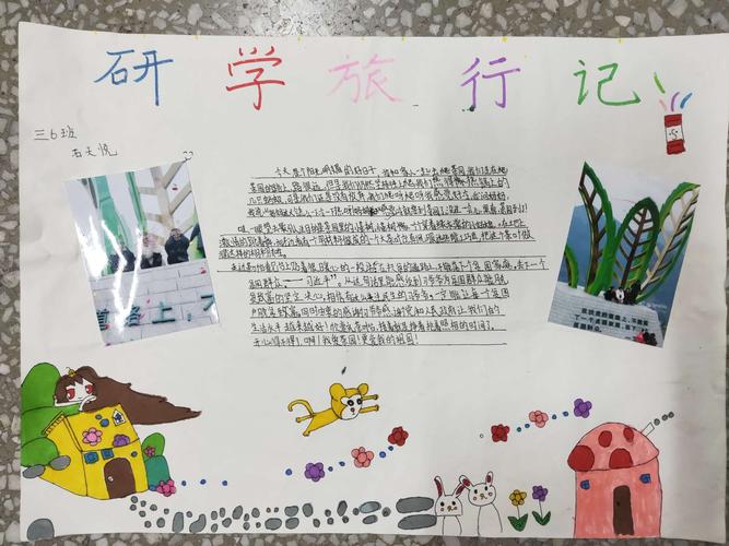 这是四年级学生的手抄报作品贴近生活实际明亮的色彩突出寒假的愉悦