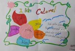三年级上册英语第二单元关于颜色的手抄报三年级上册手抄报
