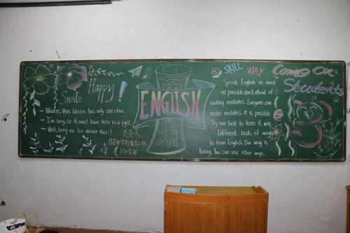 英语小学教育教研室举办英语黑板报比赛