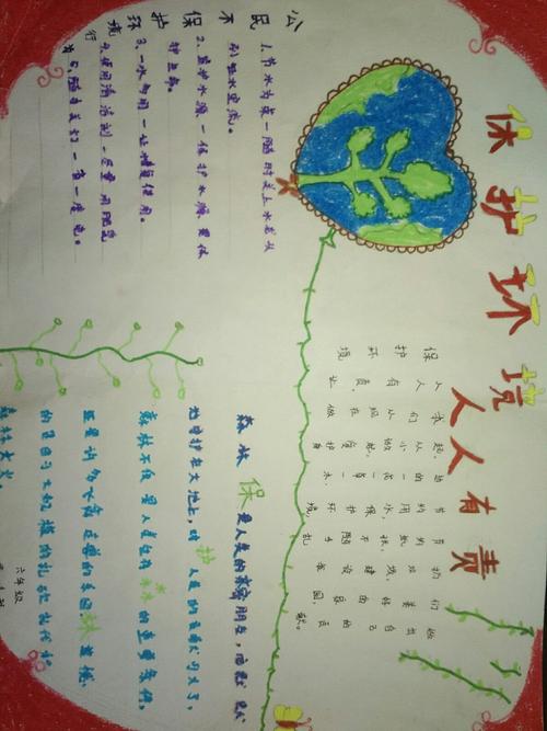河津市阳村乡三迁小学开展我的绿色环保梦为主题的手抄报大赛活动