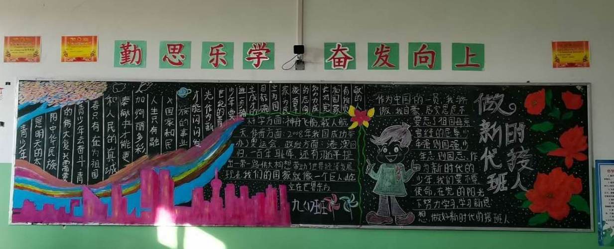 黑板报评比平安校园建设系列活动 写美篇  为庆祝新中国成立71周年
