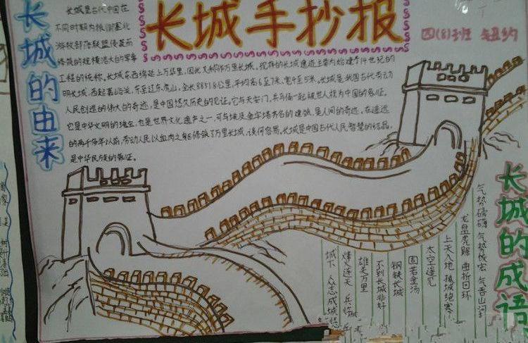 关于青州建筑的手抄报手抄报简单又漂亮