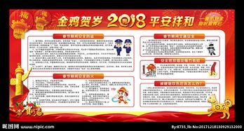 2018新年春节宣传栏手抄报板图片