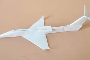 来折纸一款私人飞机小模型超有质感步骤简单