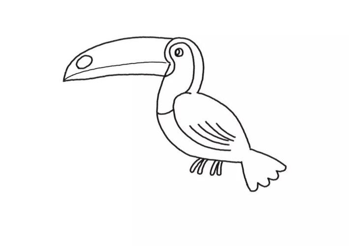 丹顶鹤是我国一级保护动物世界濒危鸟类精美的鸟类简笔画绘画素材