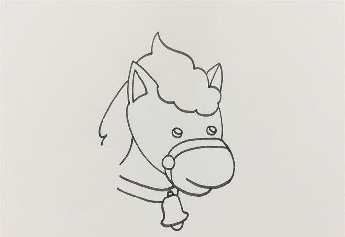 马头的简笔画儿童图片