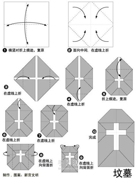 折纸模块陀螺图解