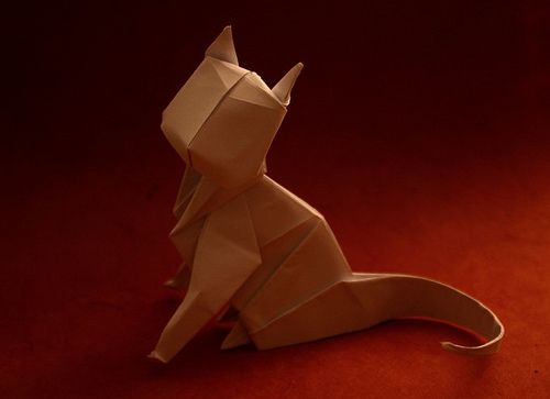 立体手工折纸猫折纸图谱教程janíbalvoyer