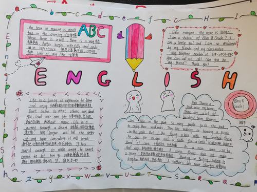 七年级英语手抄报比赛记事 写美篇       为了激发七年级学生学习英语