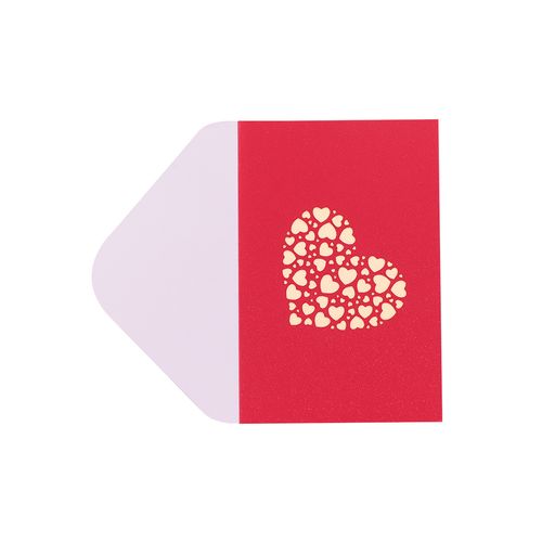 深圳厂家定制贺卡红色3d立体love520浪漫爱情告白卡片情人节贺卡