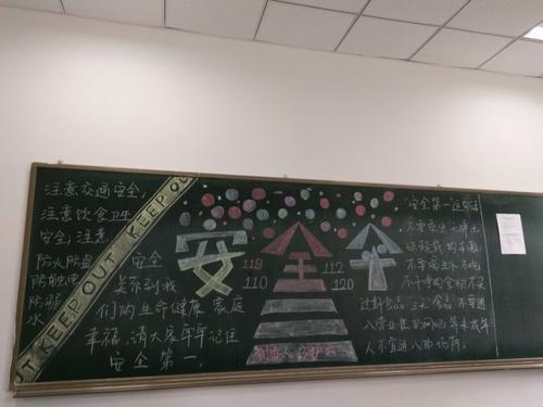 塘浦小学开展交通安全教育活动      各个班级通过黑板报各班围绕安全