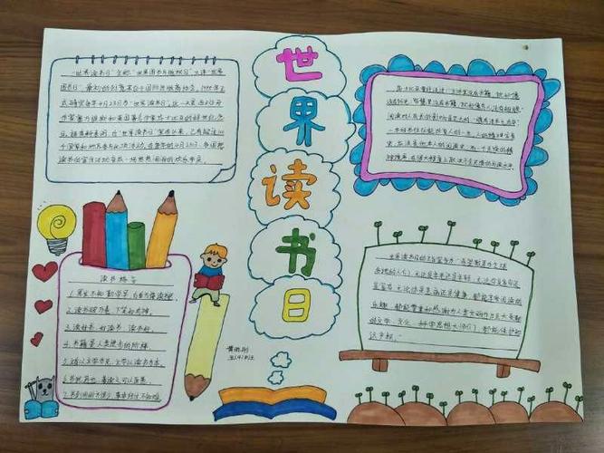 读书之乐一一樟树市实验小学举行2019年世界读书日优秀手抄报评比活动
