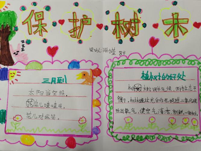 其它 手抄报快乐植树节 写美篇  中国植树节定于每年的3月12日是