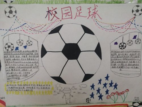 成长中的足球昌黎宏兴实验中学校园足球系列活动之手抄报制作