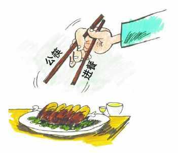 餐桌革命手抄报图片 公筷公勺公筷宣传手抄报