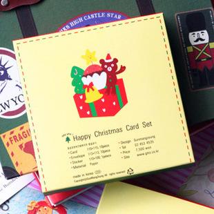 圣诞季回馈圣诞christmas贺卡圣诞系列卡片套装-礼物款