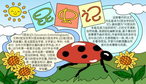 昆虫记手抄报 - 天奇教育
