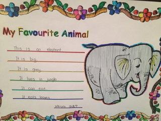 三年级上册英语动物手抄报