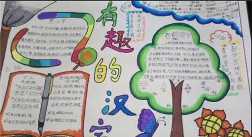有趣的汉字并带有古诗的手抄报 有趣的汉字手抄报-蒲城教育文学网