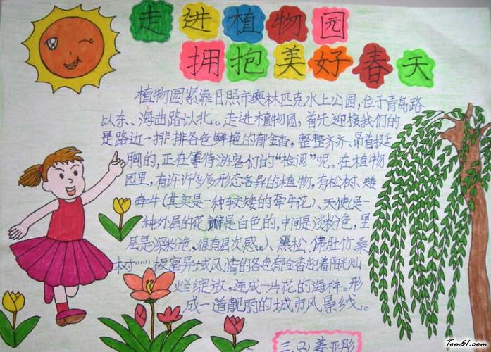 三年级植物手抄报插图画有趣的植物手抄报小学生制作神奇的植物手