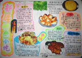 介绍中西饮食文化的手抄报关于文化的手抄报