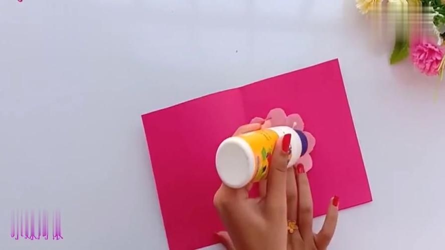 儿童创意小手工美丽的手工生日贺卡制作教程你学会了吗
