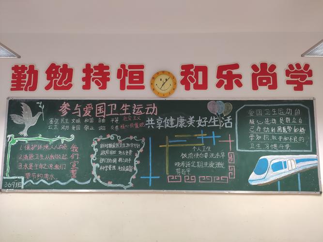 潞州中学初一年级黑板报