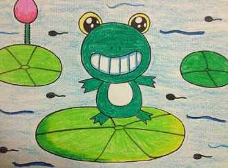 青蛙和蝌蚪怎么画手抄报 怎么画手抄报