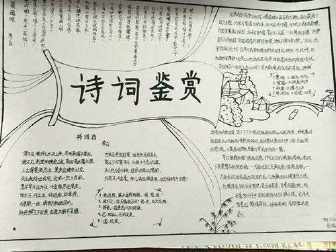 诵读经典诗词传承中国文化的手抄报中国文化手抄报