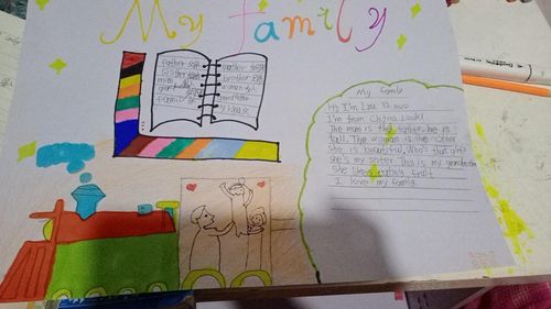 其它 国公营小学五年级英语手抄报活动my family 写美篇  为了