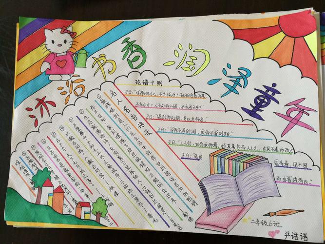 主题系列活动之阅读手抄报比赛 写美篇  为了创建良好的校园书香文化
