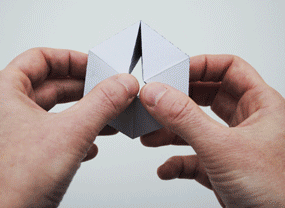 3d立体翻转魔术折纸玩具