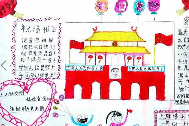 六年级国庆节手抄报六年级国庆节手抄报模板