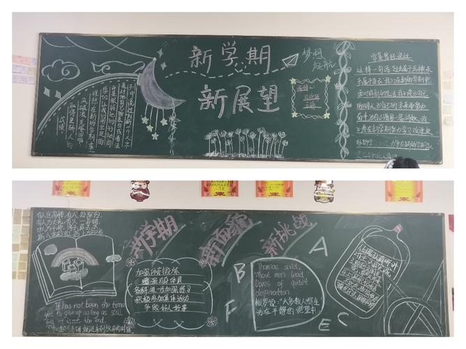 新挑战临清市外国语学校黑板报评比 写美篇  新的面貌新的起点