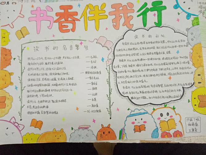 渭南幼师19级7班读书分享手抄报