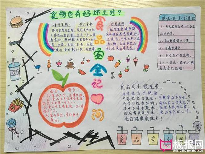 生命安全赵庄学校食品安全手抄报食品安全手抄报健康的重要性2018食品